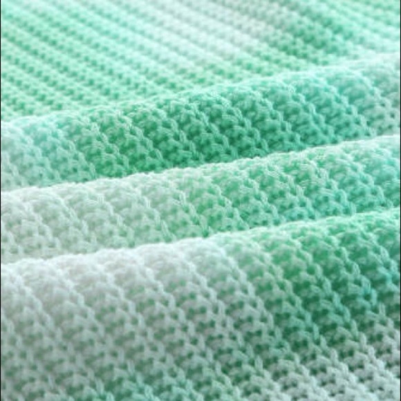 New Green & White Tie Dye Print Knit Tank Top Size 2X - Picture 6 of 7